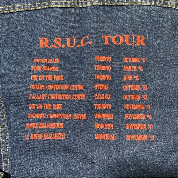 Vintage LEE Storm Rider Denim Blanket Lined Trucker Jacket Size 44 / L - Picture 13 of 16